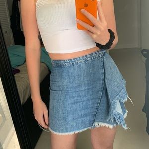 Zara denim/jeans skirt